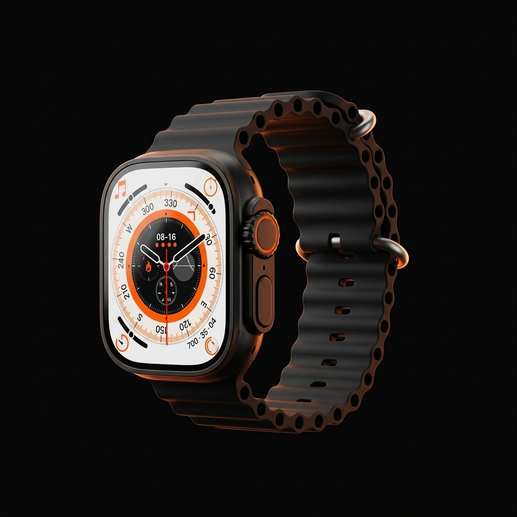 Smartwatch T800 Ultra de 49 mm con correa de silicona