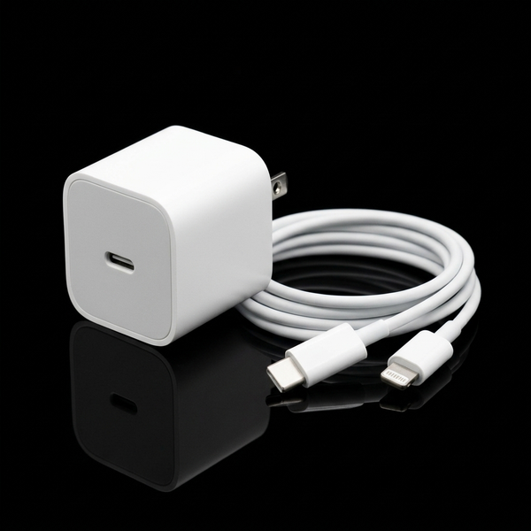 Cargador 20 W USB-C + cable Lightning para iPhone